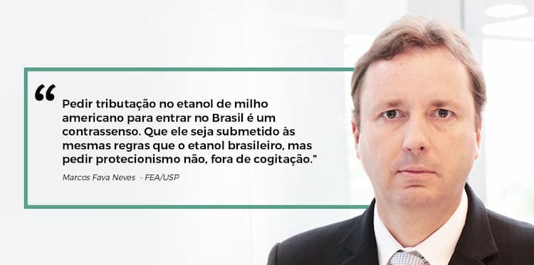 Fava Neves: Protecionismo do Brasil contra o etanol importado, "fora de cogitação"