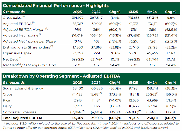 adecoagro 190825 resultados