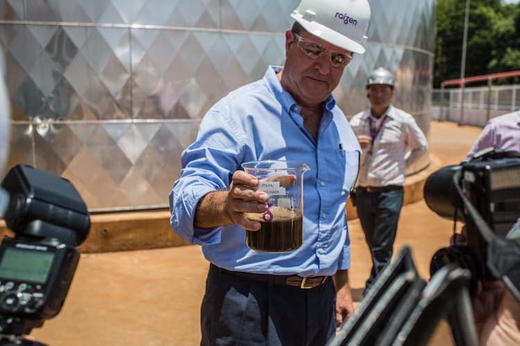 Etanol celulósico produzido na usina da Raízen