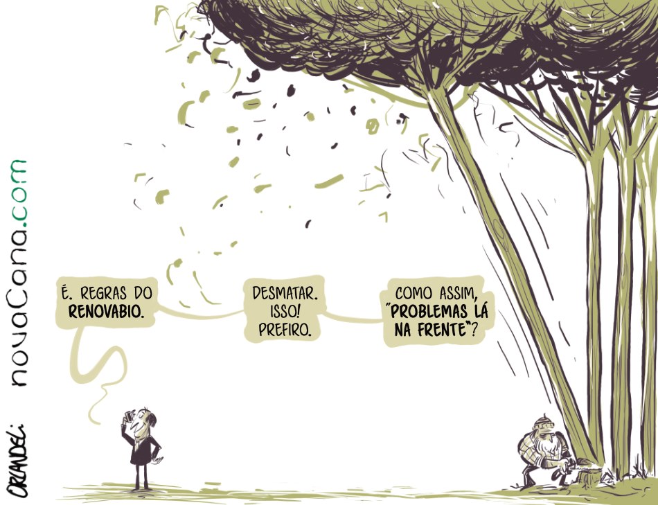 [Charge] RenovaBio: Como assim, "problemas lá na frente"?