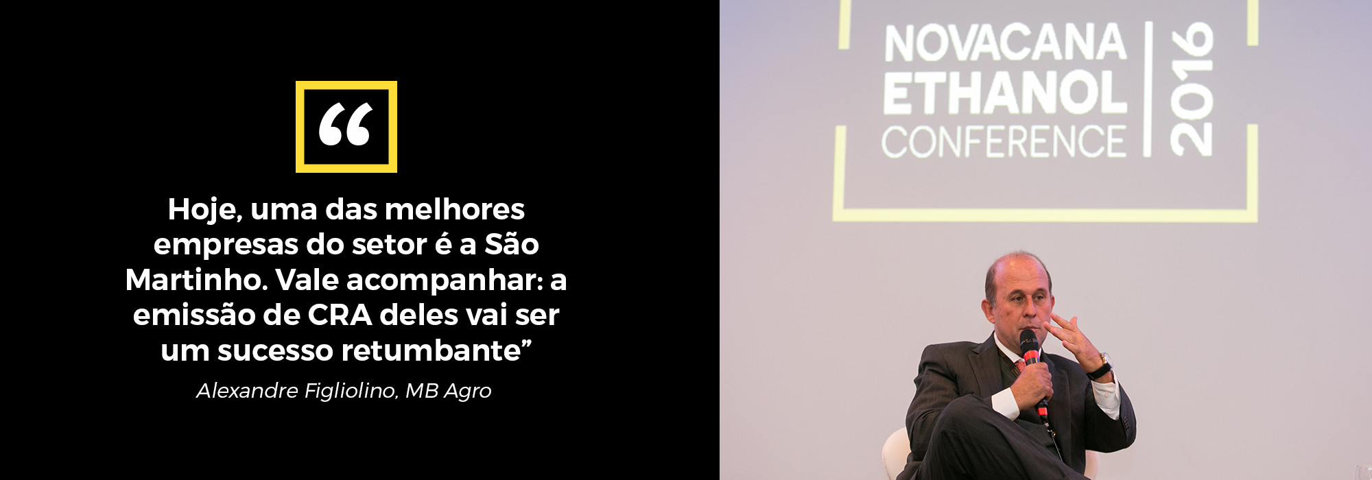 Alexandre Figliolino no novaCana Ethanol Conference
