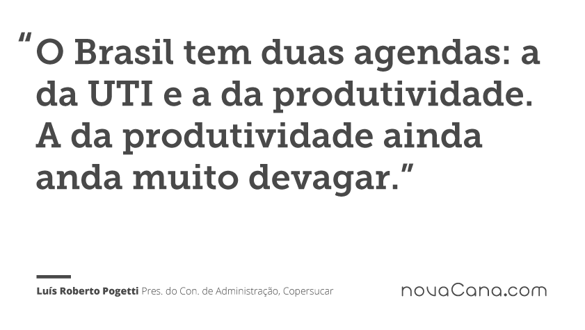 O Brasil tem duas agendas: a da UTI e a da produtividade. A da produtividade ainda anda muito devagar