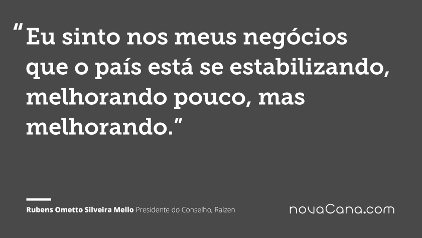 Eu sinto nos meus negócios que o país está se estabilizando, melhorando pouco, mas melhorando.