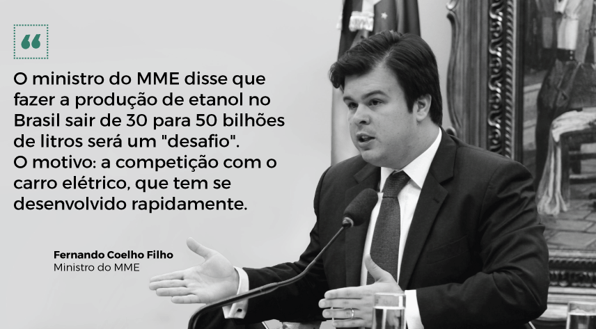 MME fala sobre competição entre etanol e carro elétrico