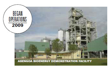 abengoa bioenergy begain operations 2009