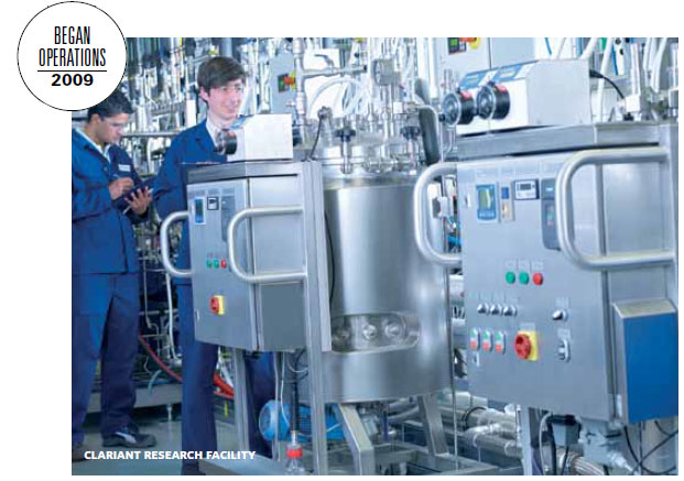 clariant begin operations 2009