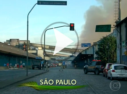 incendio santos rumo video