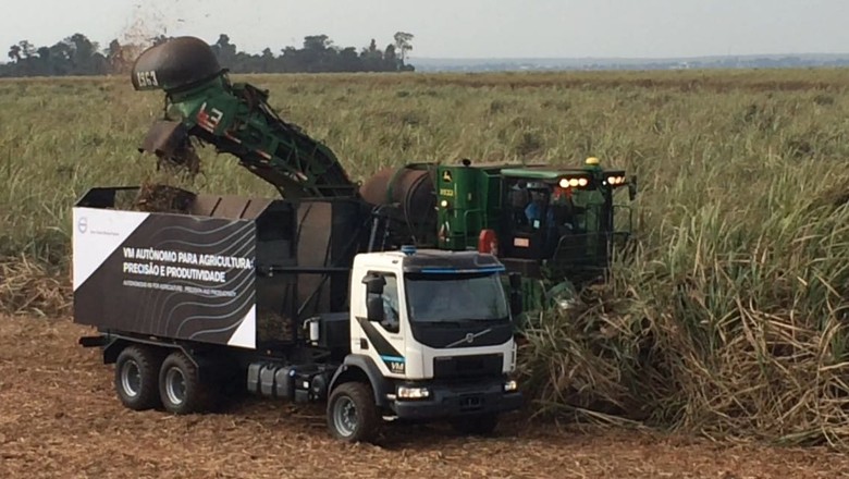 Volvo apresenta caminhão autônomo projetado no Brasil para colheita de cana [atualizado]