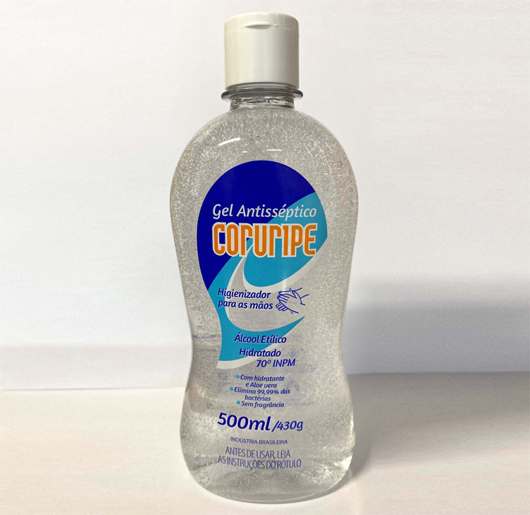 Usina Coruripe entra no segmento de sanitizantes e lança marca de álcool em gel