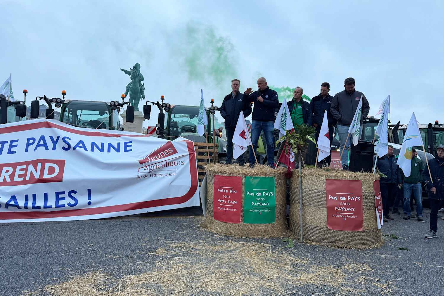 Agricultores franceses protestam contra o acordo entre UE e Mercosul
