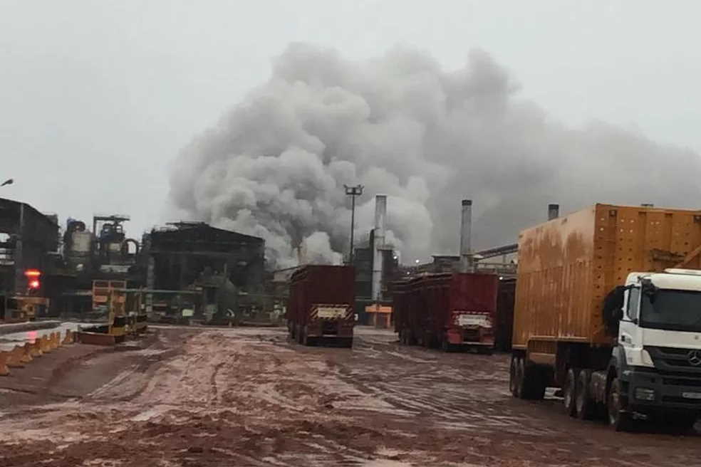 Usina de açúcar e etanol pega fogo em Nova Olímpia (MT)