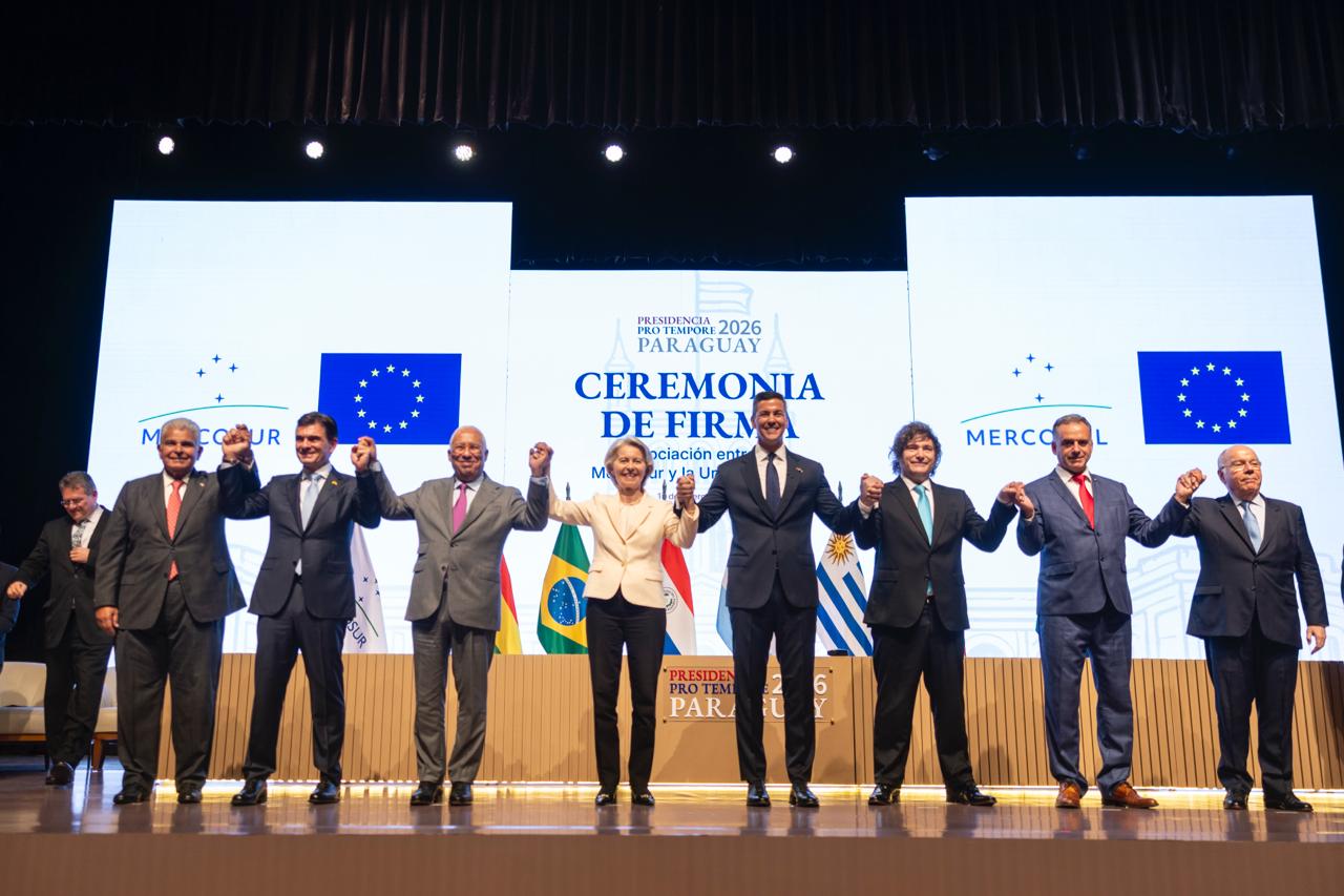 Acordo Mercosul-UE é assinado em cerimônia no Paraguai; veja os próximos passos