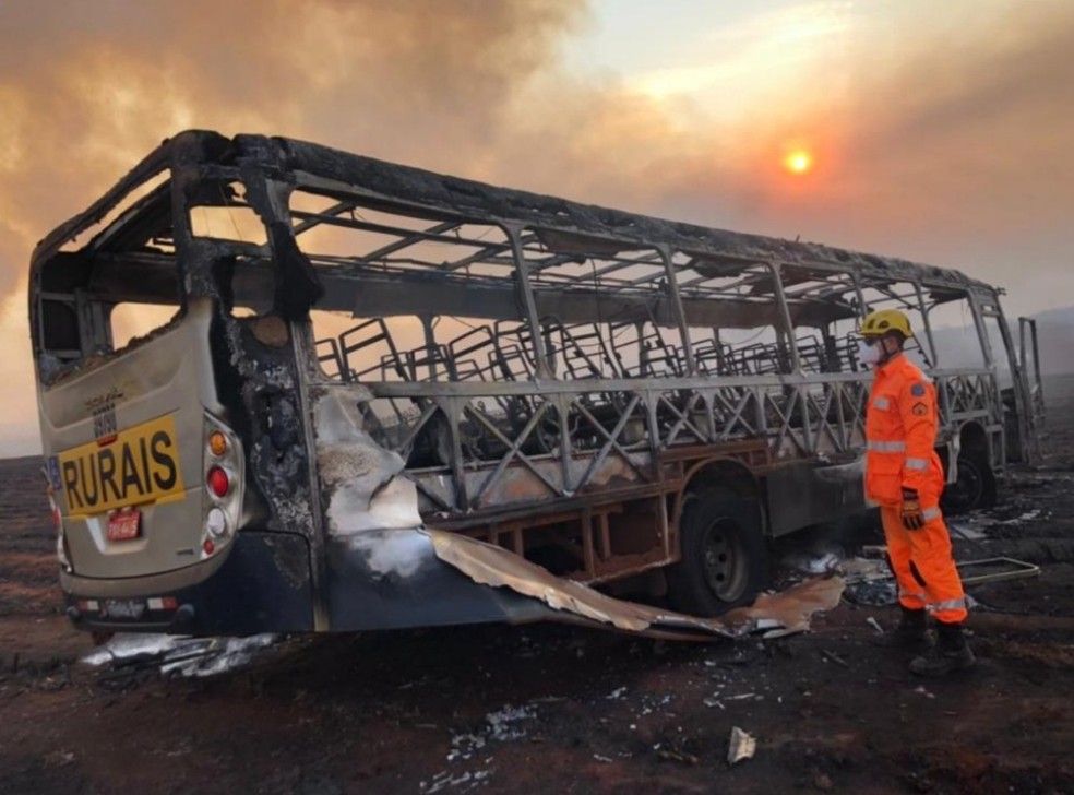 Trabalhadores da BP Bunge que estavam em ônibus atingido por incêndio pedem reparação