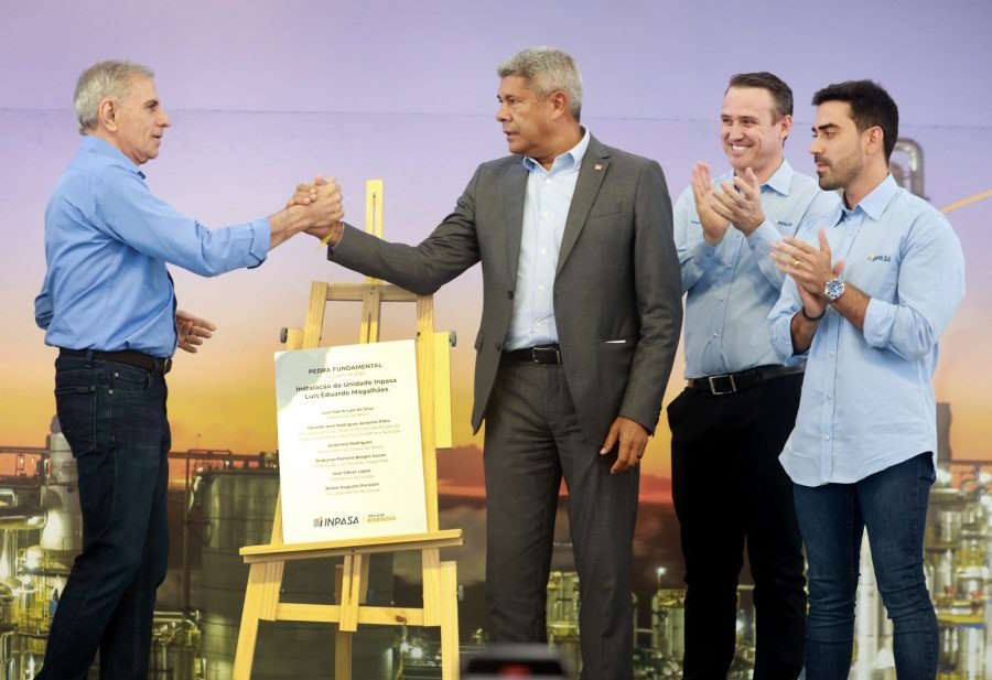 Inpasa faz cerimônia para lançamento de pedra fundamental de usina na Bahia