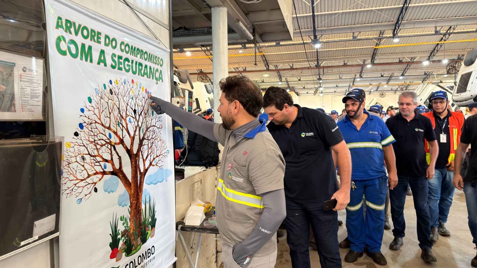 Colombo Agroindústria divulga avanço nos indicadores de segurança